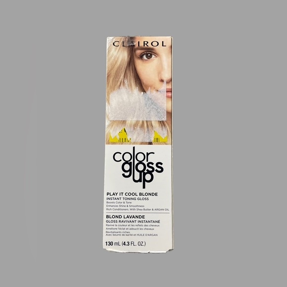 2xCount- Clairol colour gloss up instant toning gloss Play It Cool Blonde NIB - Picture 2 of 4